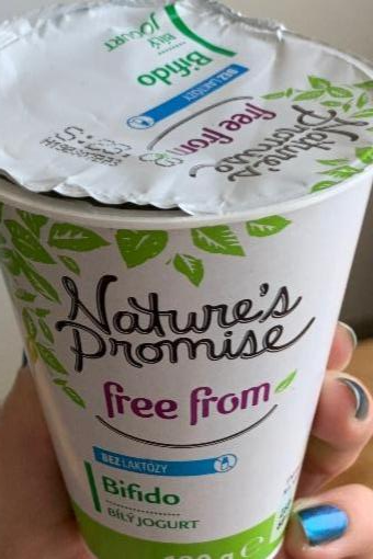 Фото - белый йогурт без лактозы натуральный Bifido Nature’s Promise