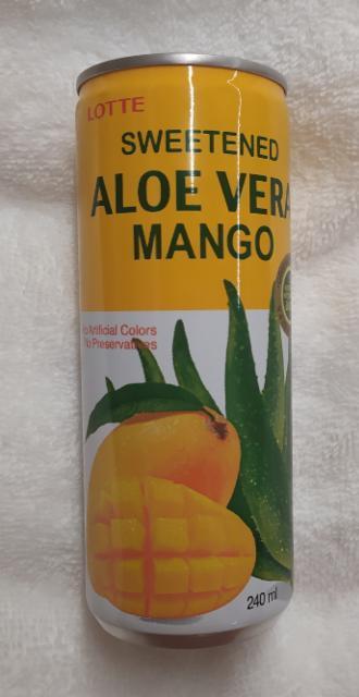 Фото - Напиток aloe vera mango, алое вера манго Lotte