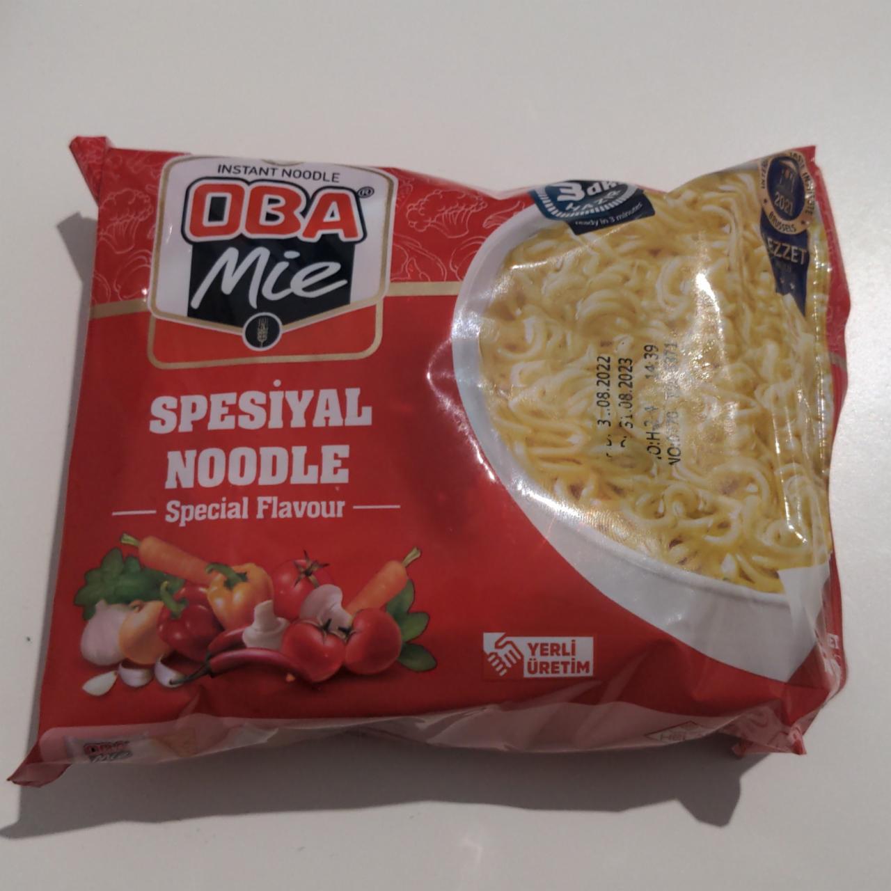 Фото - Spesiyal noodle special flavour Oba Mie