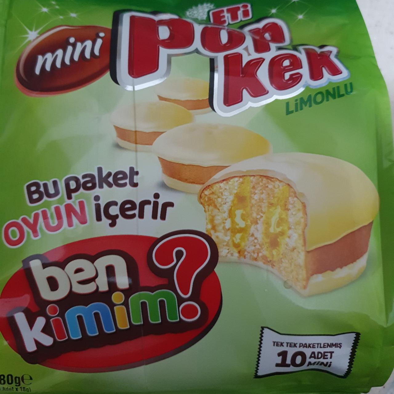 Фото - Pop Kek Mini Limonlu ETi