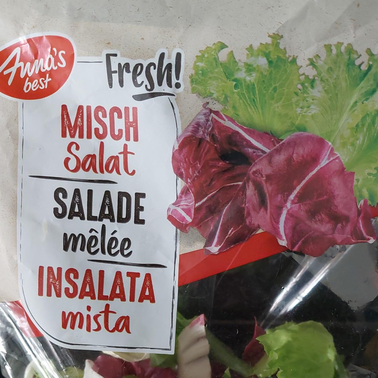 Фото - Свежий салат микс Salade mêlée Anna's best Migros