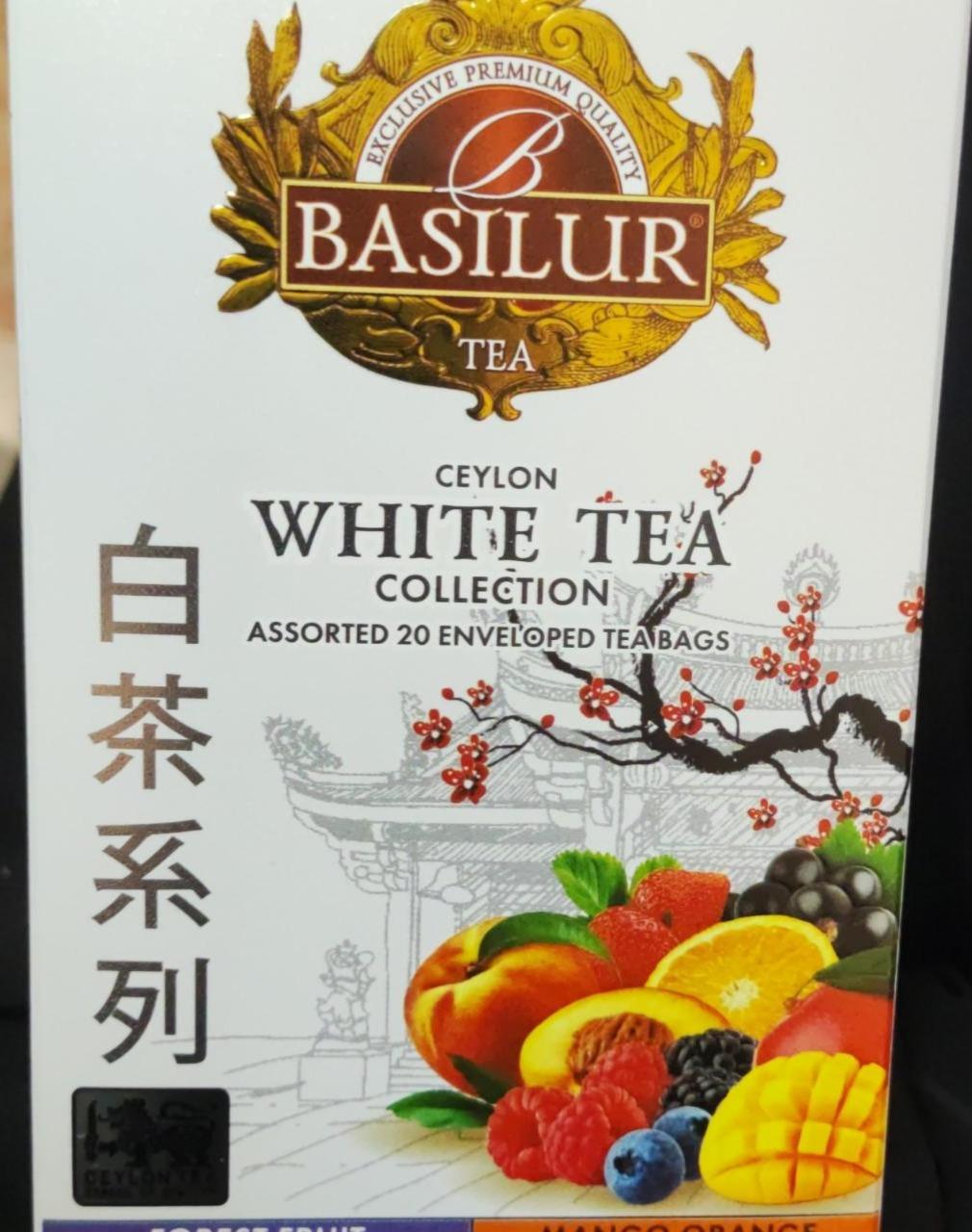 Фото - Чай белый байховый цейлонский мелкий ароматизированный пакетированный коллекция белый чай ассорти Basilur