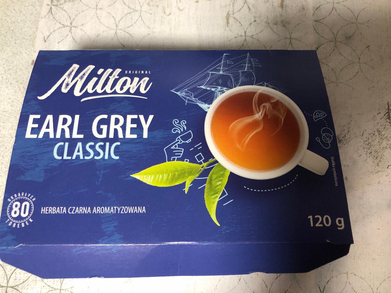 Фото - Чай чёрный earl grey classic Milton