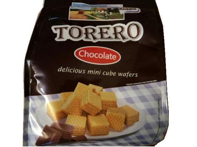 Фото - Вафли 'Тореро' Torero Chocolate mini Шоколад Нежные мини