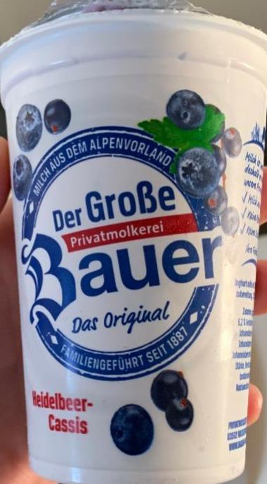 Фото - Йогурт 2.9% черника Heidelbeere Bauer