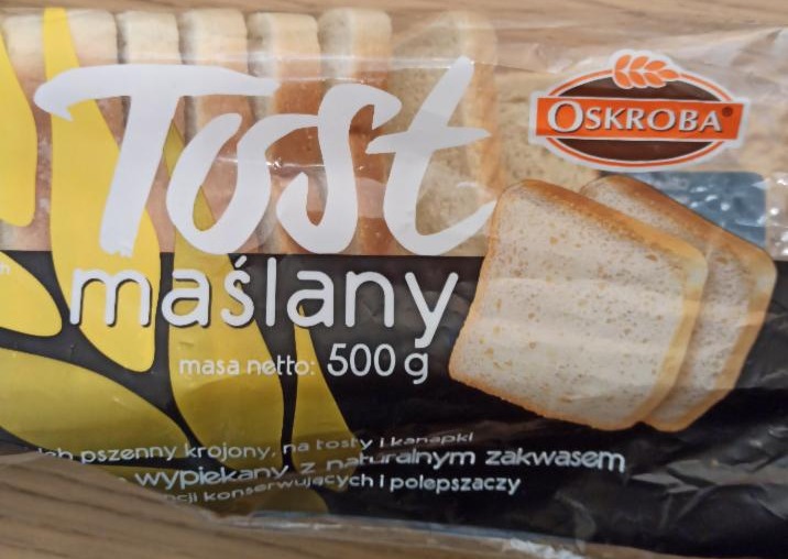 Фото - хлеб тостовый maślany Oskroba