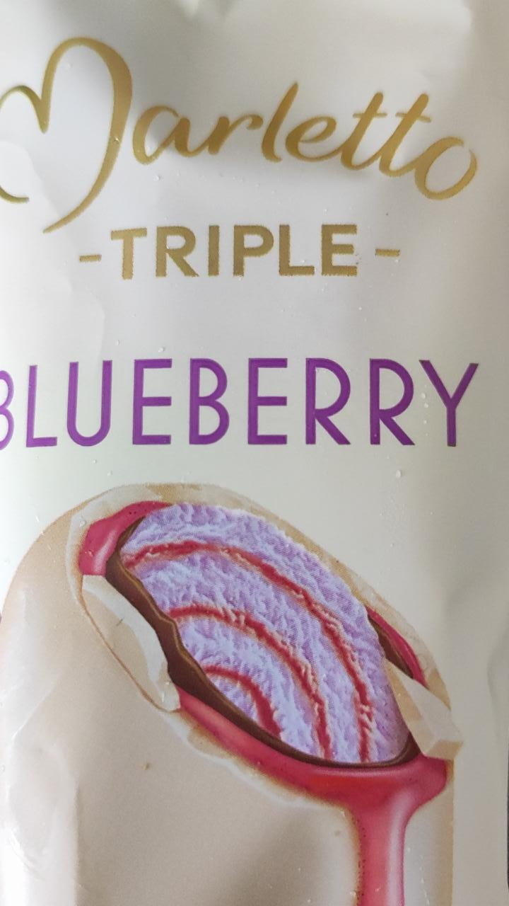 Фото - Мороженое черника Blueberry Marletto
