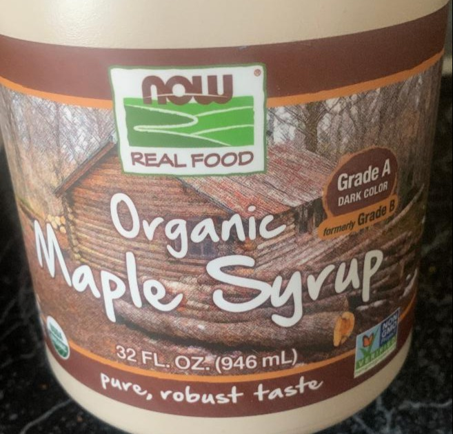 Фото - кленовый сироп organic maple grade A Now Real Food