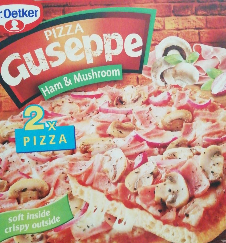 Фото - Пицца с ветчиной и грибами Guseppe