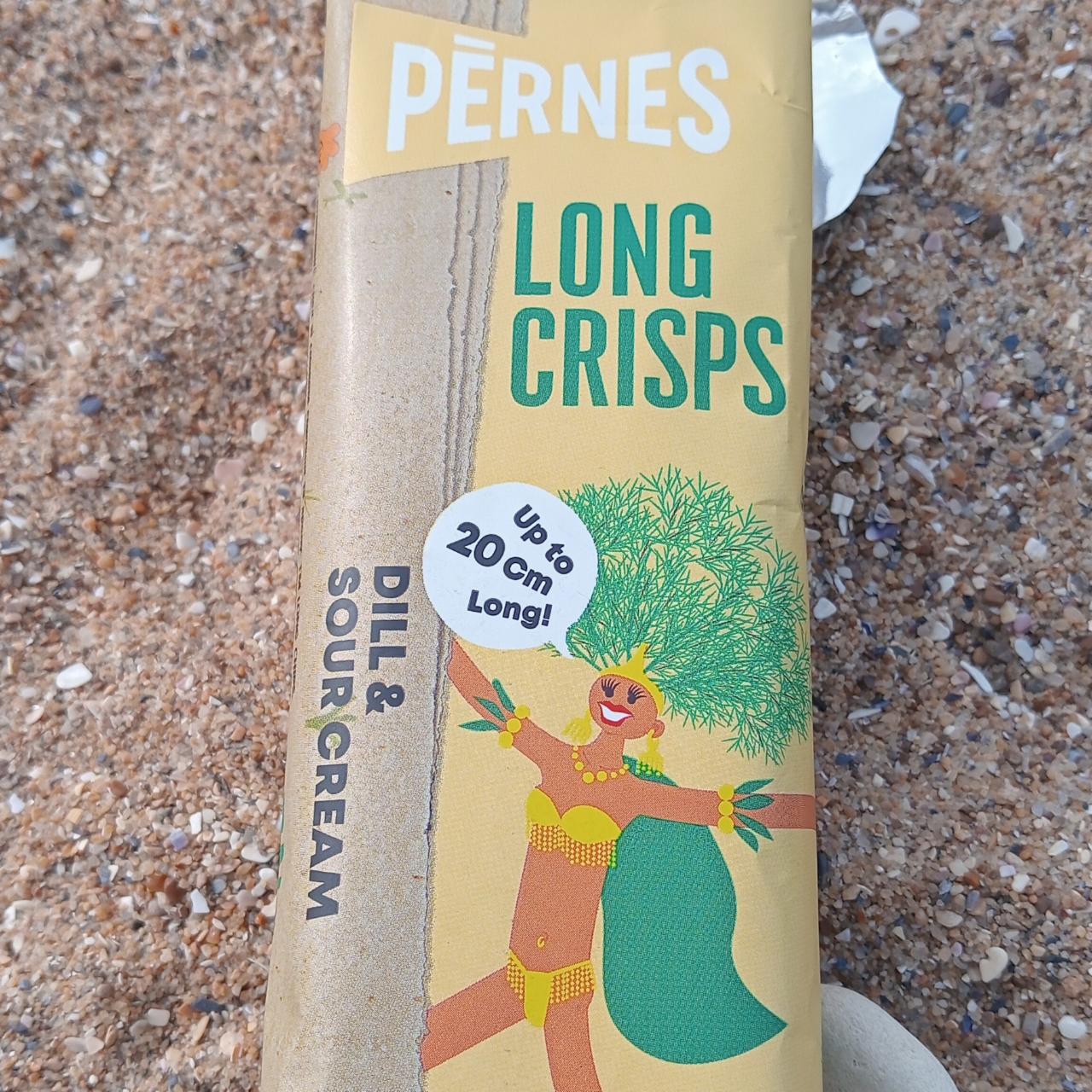 Фото - long crisps чипсы с сметаной и укропом Pernes