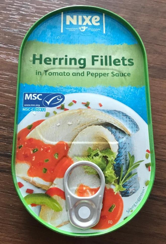 Фото - Herring Fillets in Tomato and Pepper Sauce Nixe
