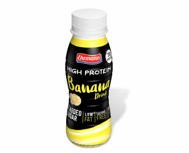 Фото - Напиток молочный банановый High Protein Drink Ehrmann