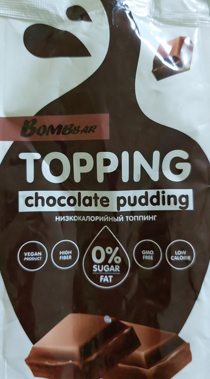 Фото - Топпинг шоколад пудинг Bombbar