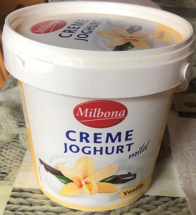 Фото - Крем-йогурт с ванилью Creamy yogurt mild Vanilla Milbona