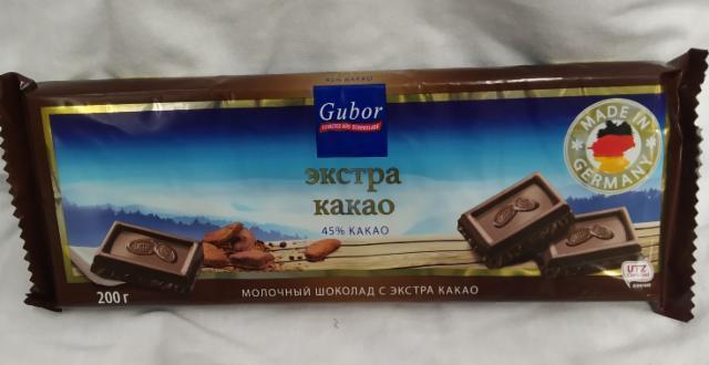Фото - Шоколад Gubor экстра какао