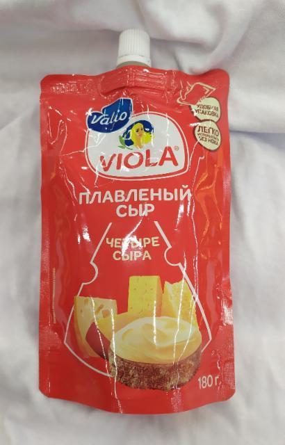 Фото - Сыр плавленый четыре сыра в тюбике Виола Viola