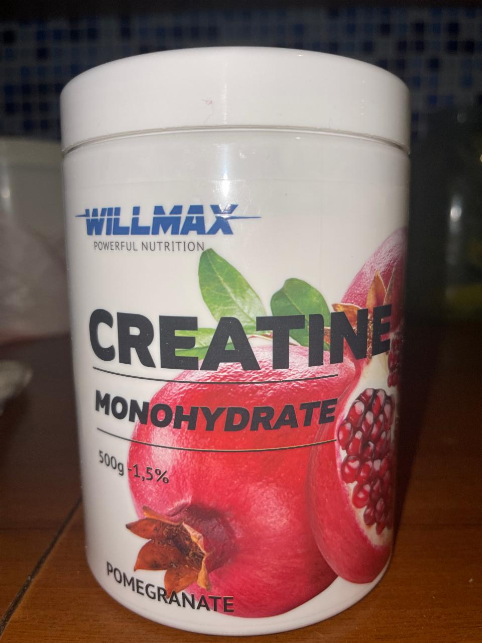 Фото - Creatine monohydarte вкус граната WillMax