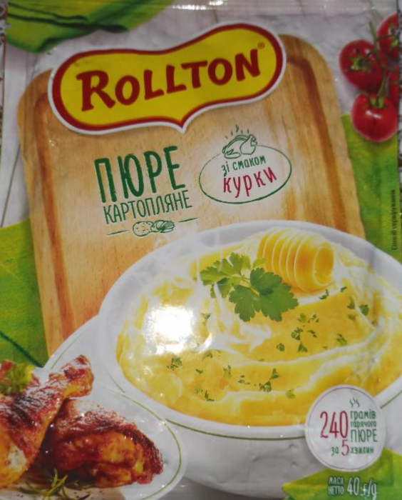 Фото - пюре картофельное со вкусом курицы Роллтон