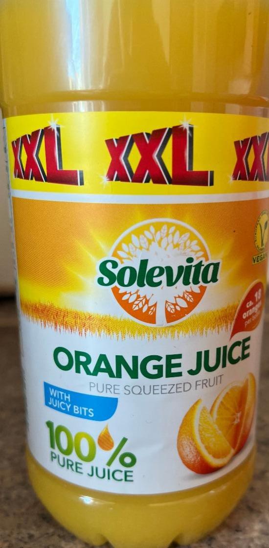 Фото - Сок апельсиновый 100% Solevita
