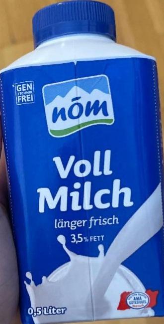 Фото - Voll milch молоко 3.5% Nöm
