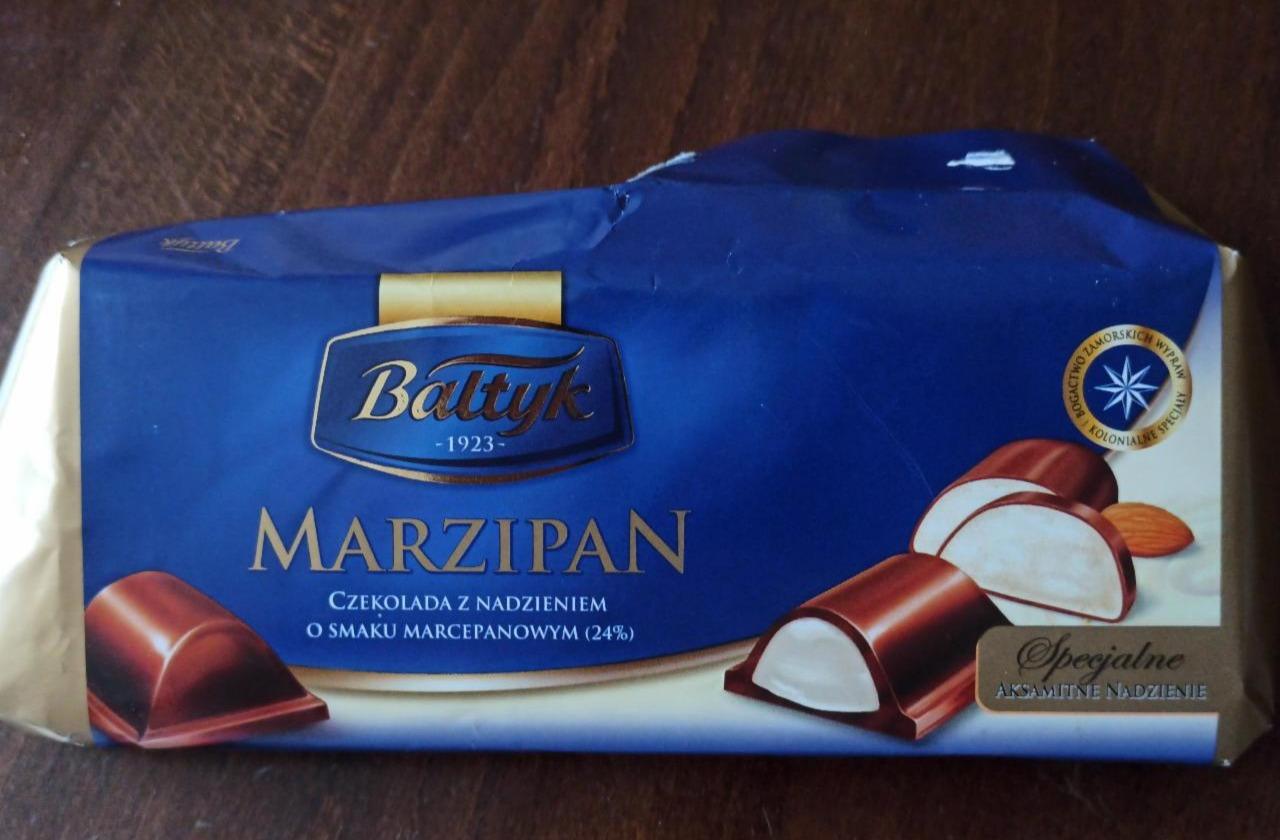 Фото - Шоколад молочный с марципановой начинкой Marzipan Baltyk
