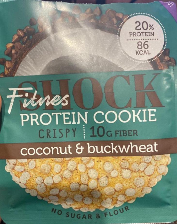Фото - Protein cookie coconut&buckwheat Fitnes shock