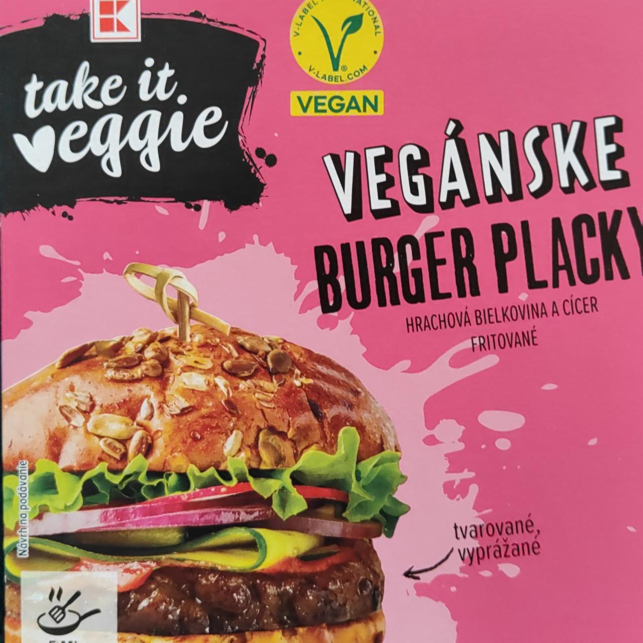 Фото - Vegánske Burger Placky K-take it veggie
