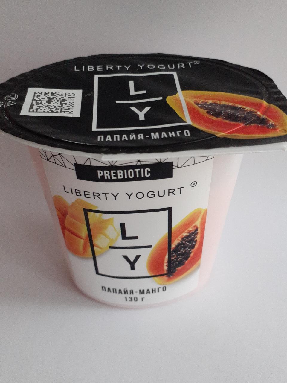 Фото - Йогурт папайя-манго Liberty Yogurt