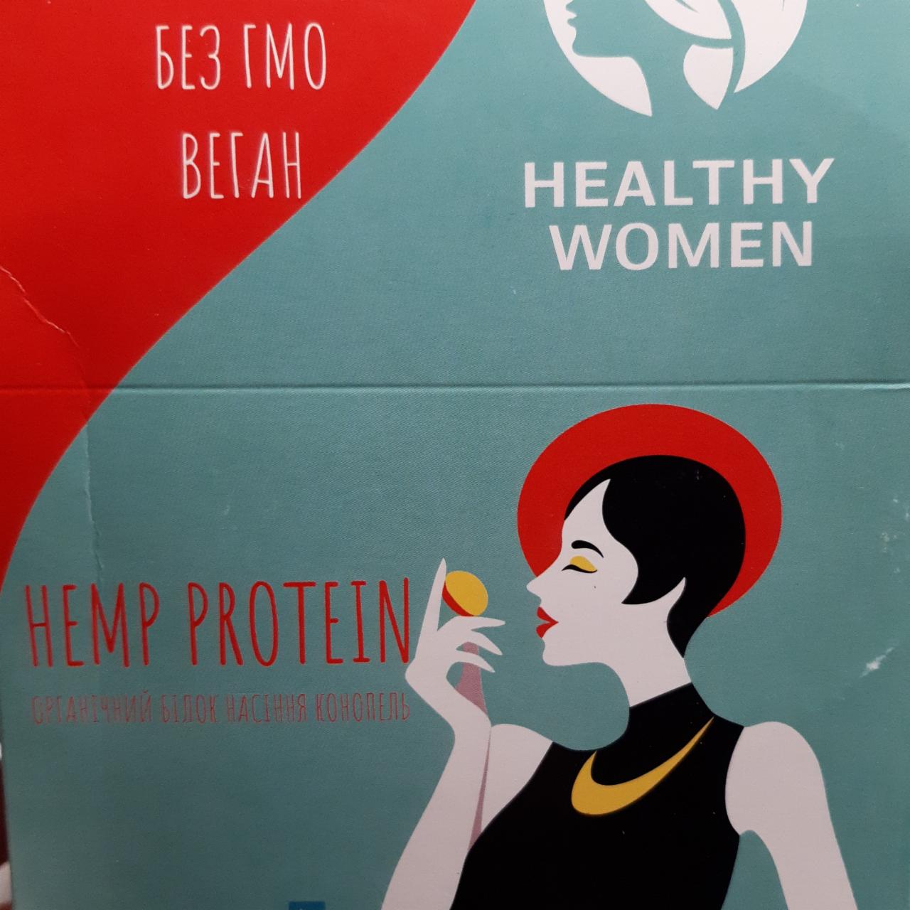 Фото - Протеин конопляный органический Hemp Protein Healthy Women