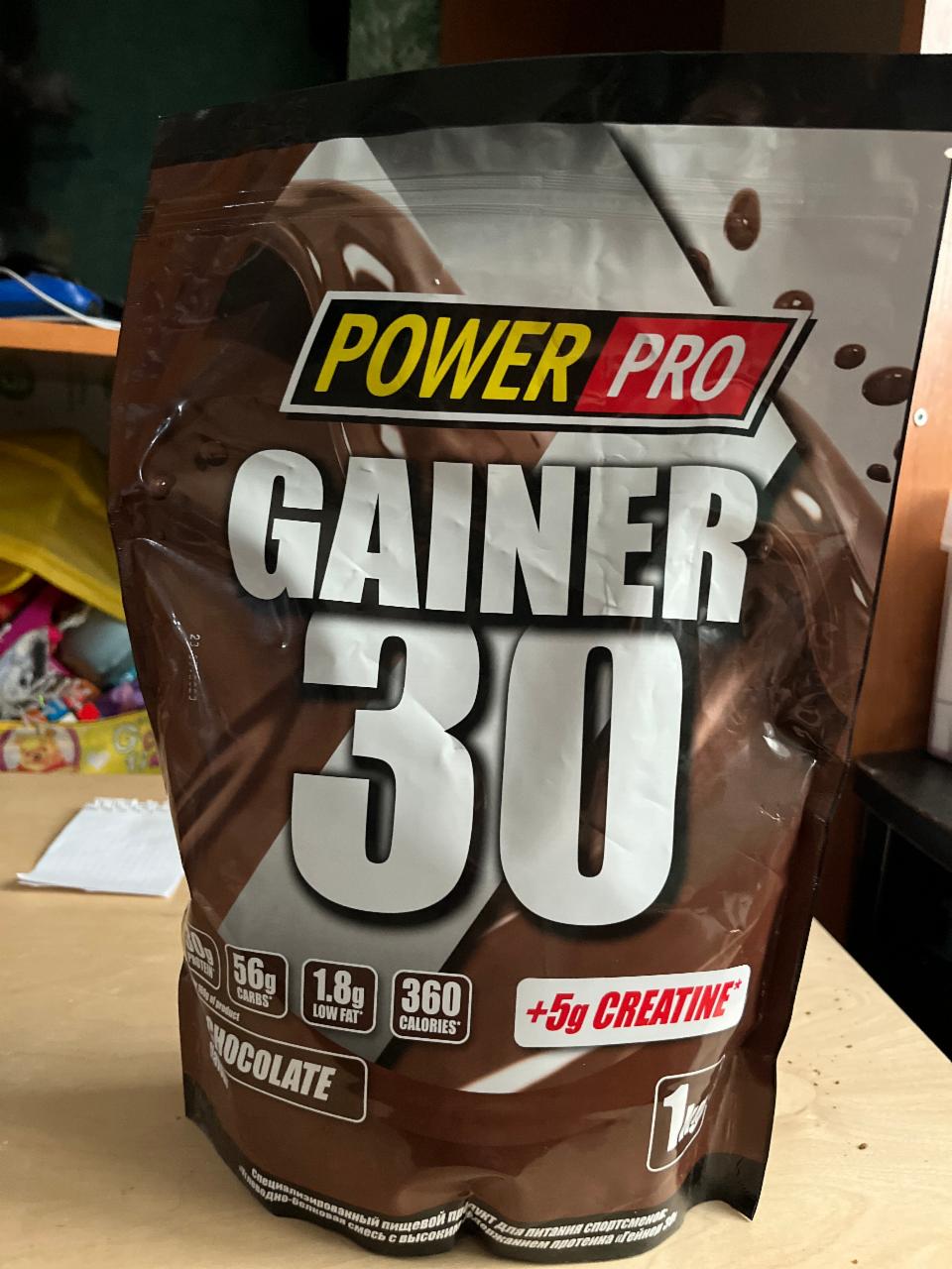 Фото - Gainer 30 chocolate Power Pro