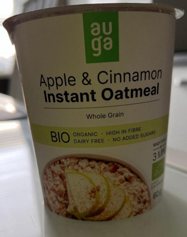 Фото - Oatmeal Organic Vegan Apple&Cinnamon Auga