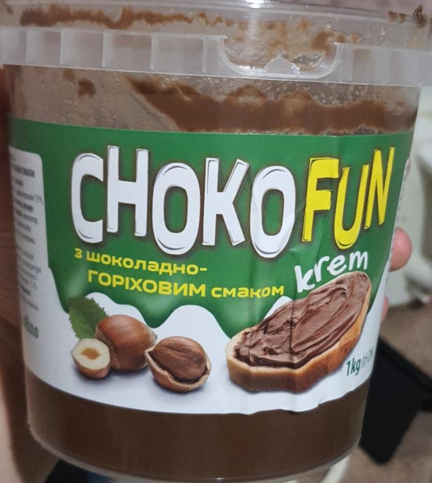 Фото - Шоколадная паста krem Chokofun