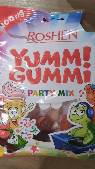Фото - конфеты желейные yummi gummi party mix Roshen