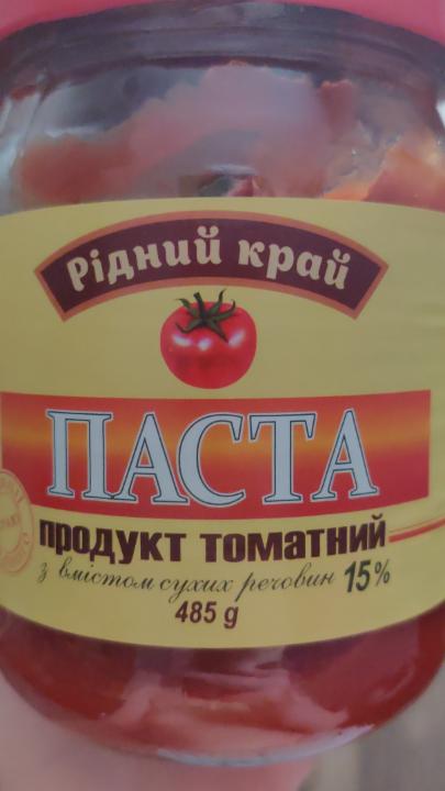 Фото - Продукт томатный Паста 15% Родной край