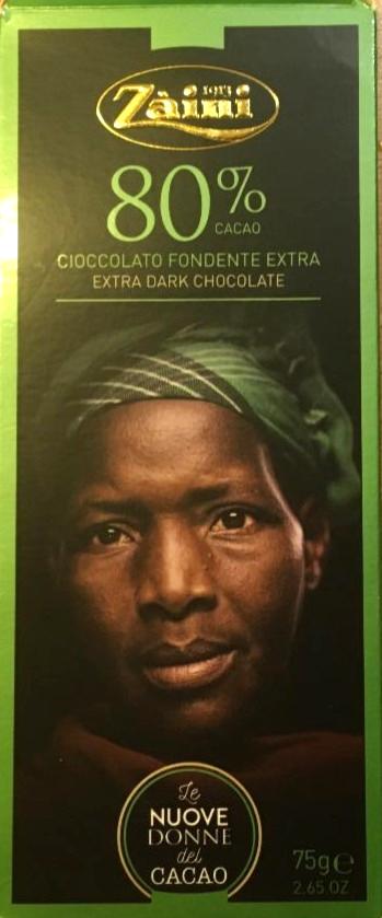 Фото - Шоколад черный 80% Zaini