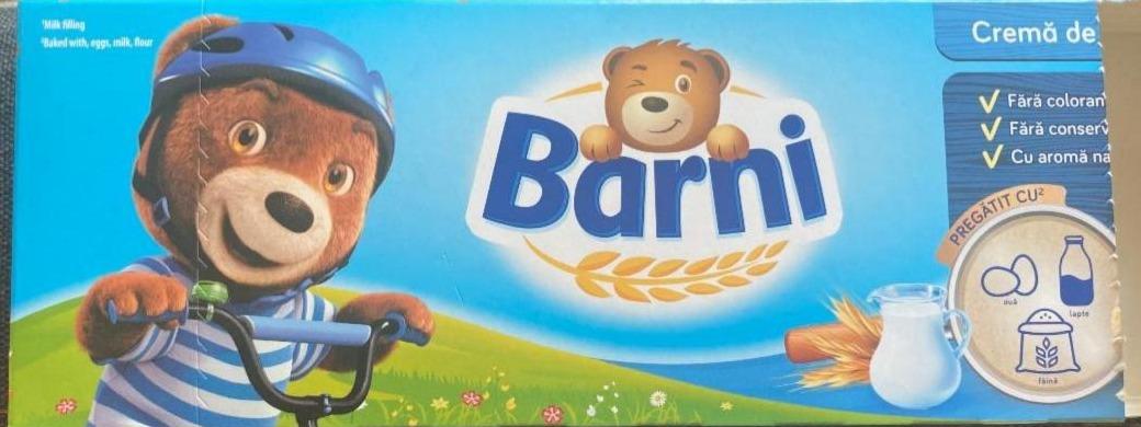 Фото - Бисквит молоко с молочной начинкой медвежонок Барни