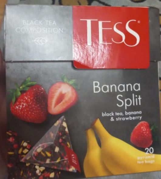 Фото - чай фруктовый вкус банан, манго, клубника Banana Split Tess