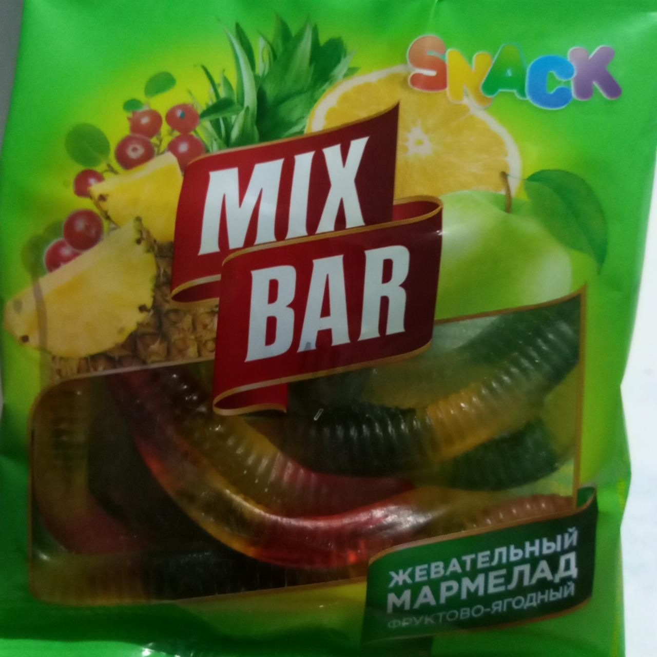 Фото - Мармелад фруктово-ягодный mix bar