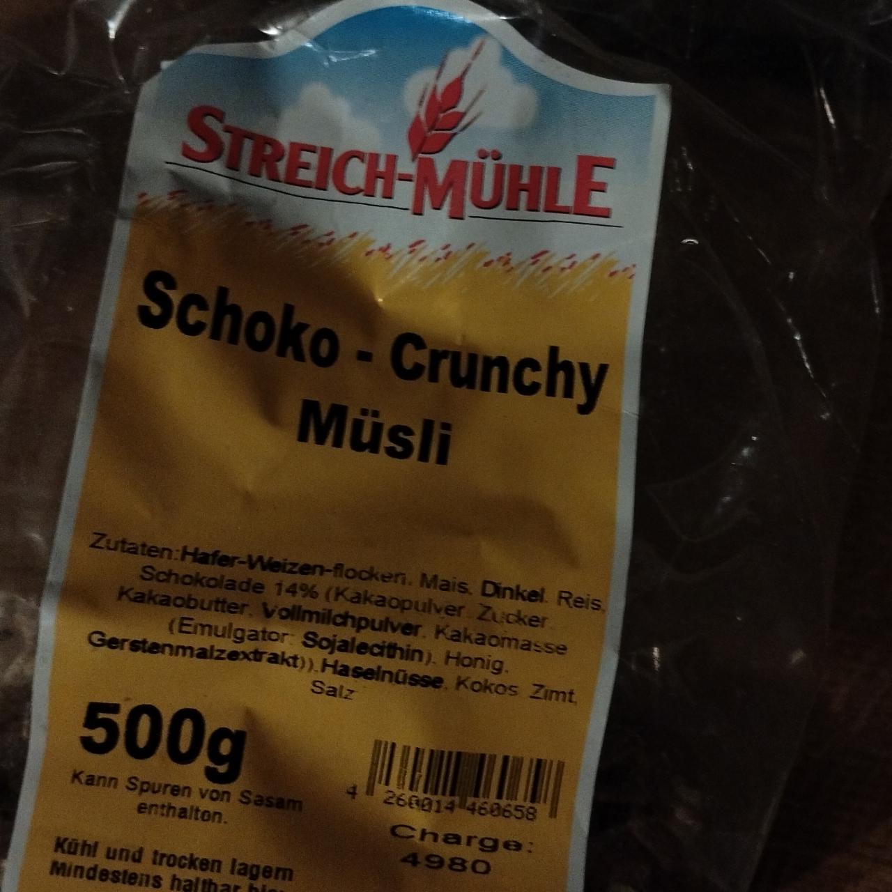 Фото - Choco Crunch Müsli Streich-mühle