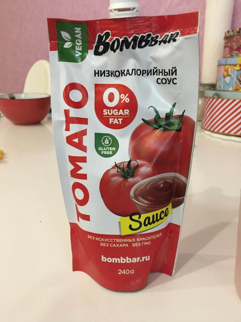Фото - Tomato низкокалорийный соус сладкий томат Bombbar