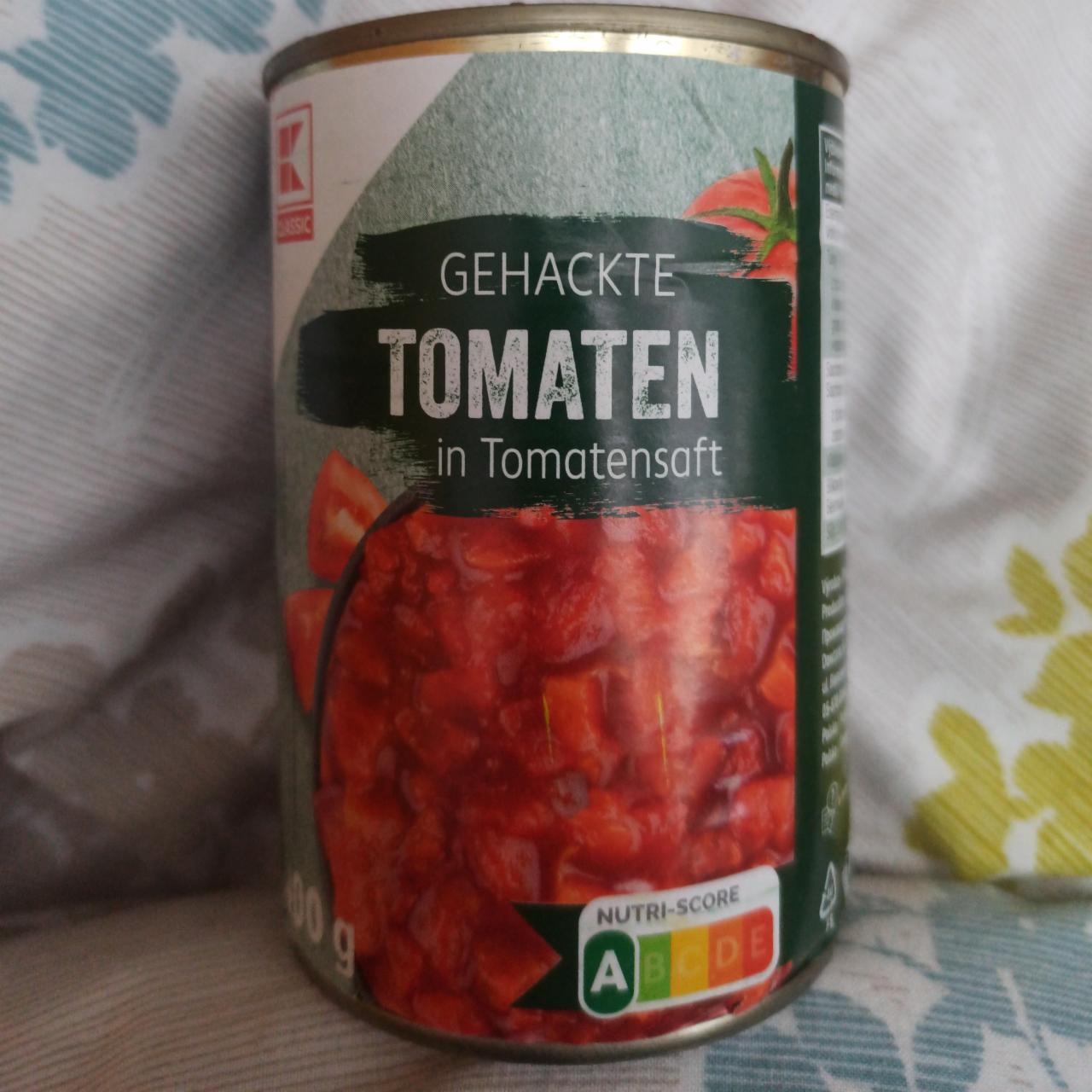 Фото - томаты резаные консервированные K-Classic