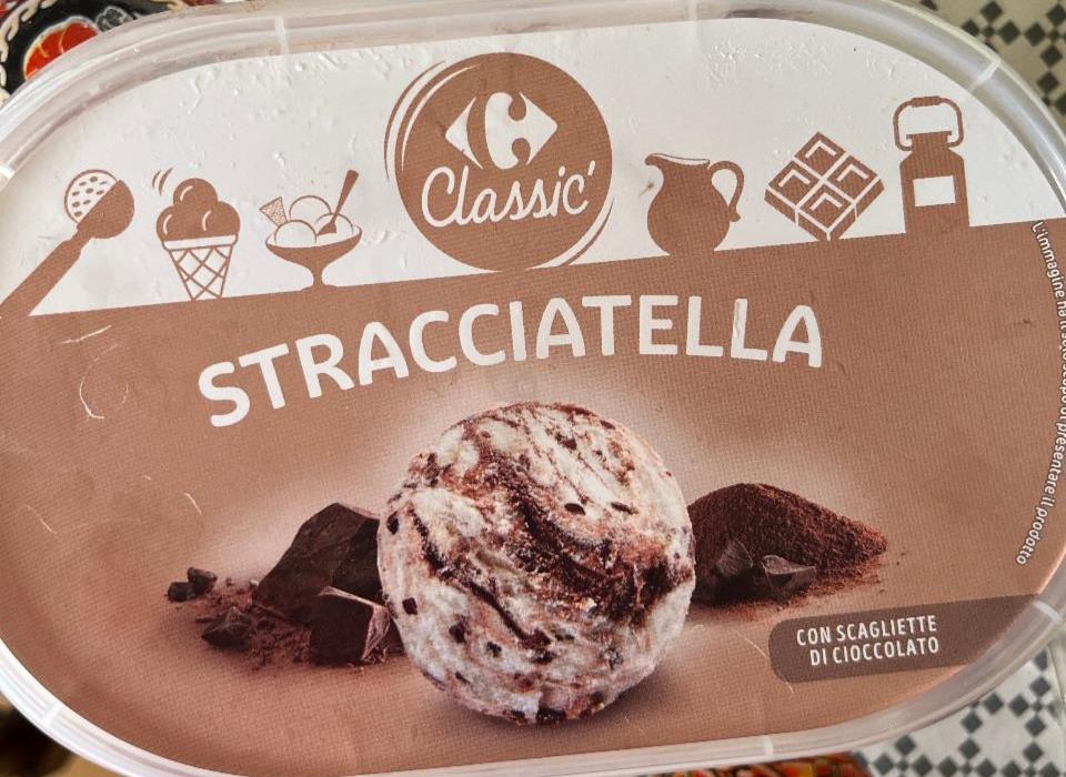 Фото - Мороженое Stracciatella шоколадное Carrefour
