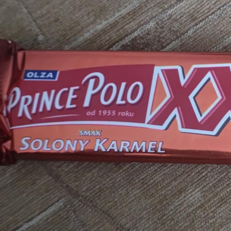 Фото - Вафля в шоколаде с соленой карамелью Prince Polo XXL Olza