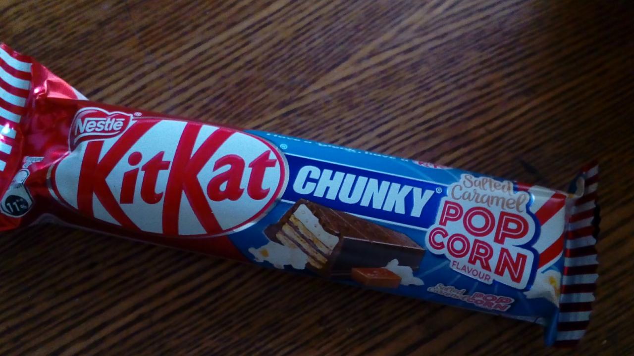 Фото - Pop corn salted caramel KitKat crunky