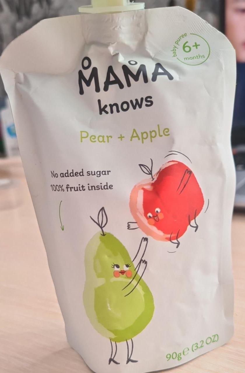 Фото - Пюре грушево-яблочное Pear-Apple Mama Knows