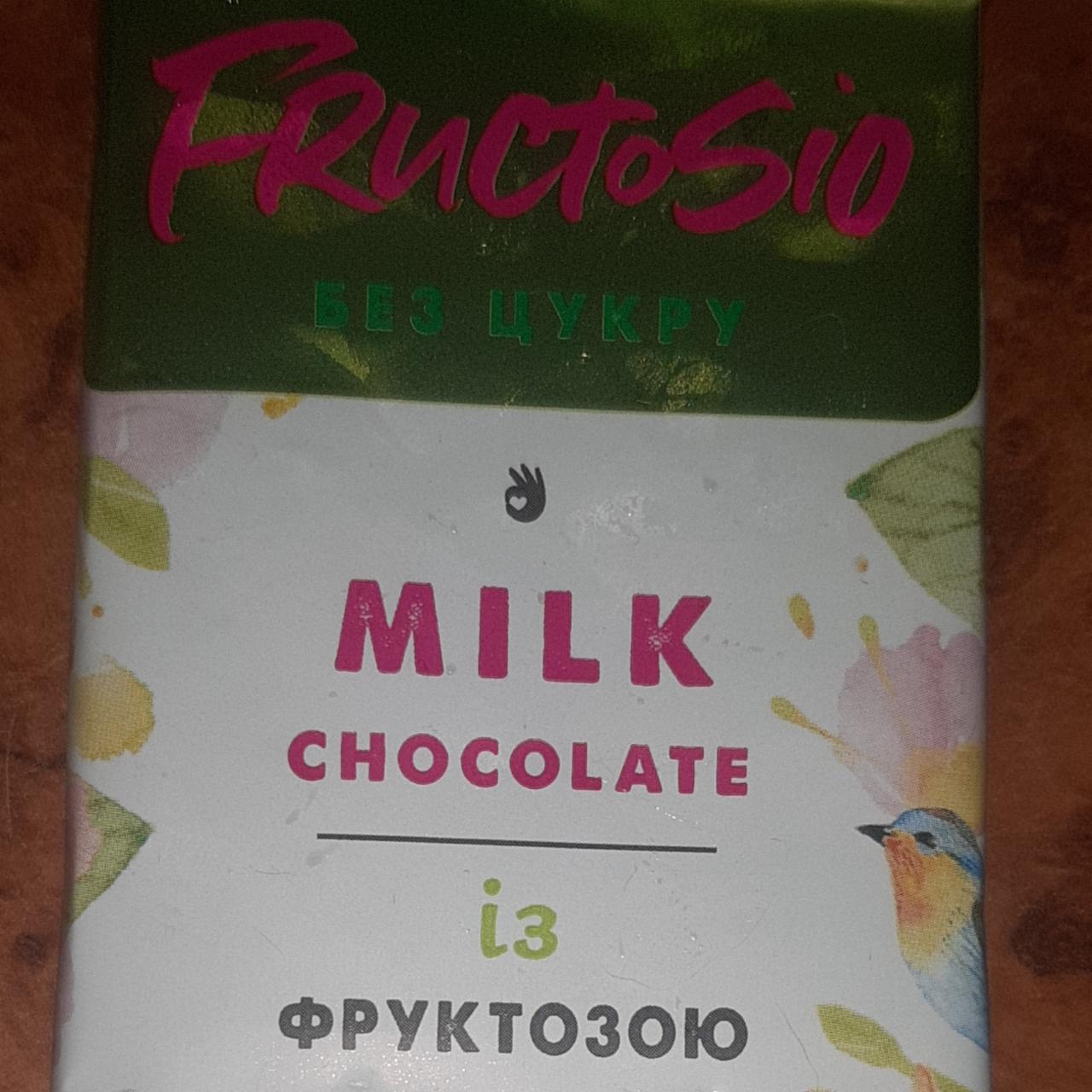 Фото - Шоколад молочный с фруктозой Fructosio АВК