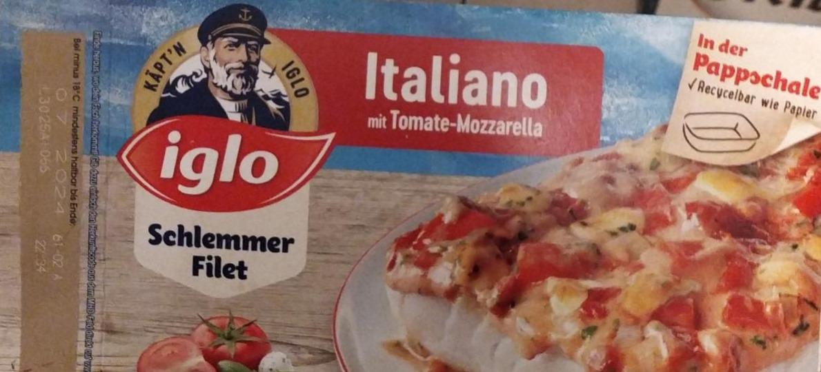 Фото - Schlemmer filet Italiano mit Tomate-Mozzarella Iglo