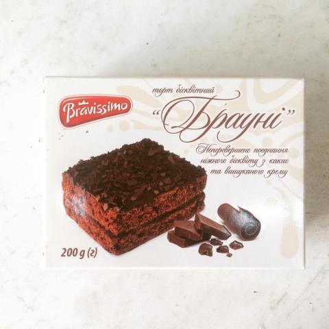 Фото - торт Брауни шоколадный Bravissimo