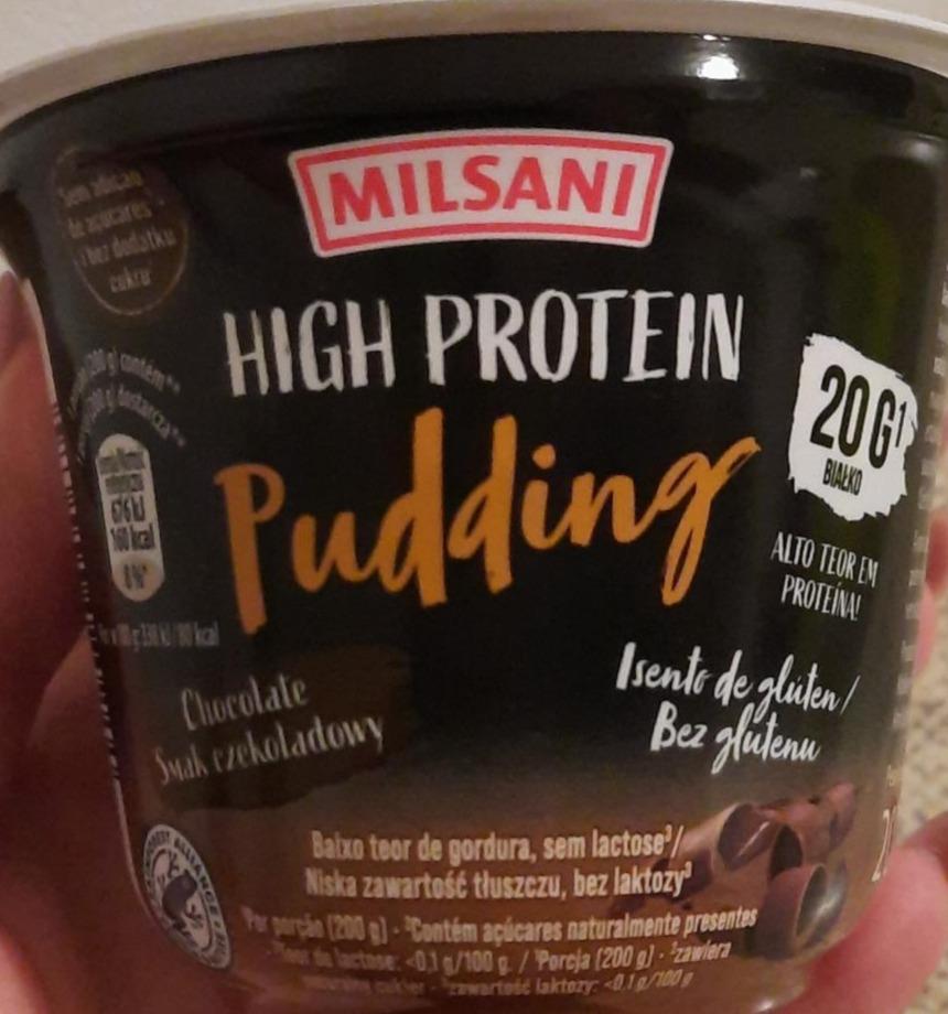 Фото - Пудинг протеиновый High Protein Pudding chocolate Milsani