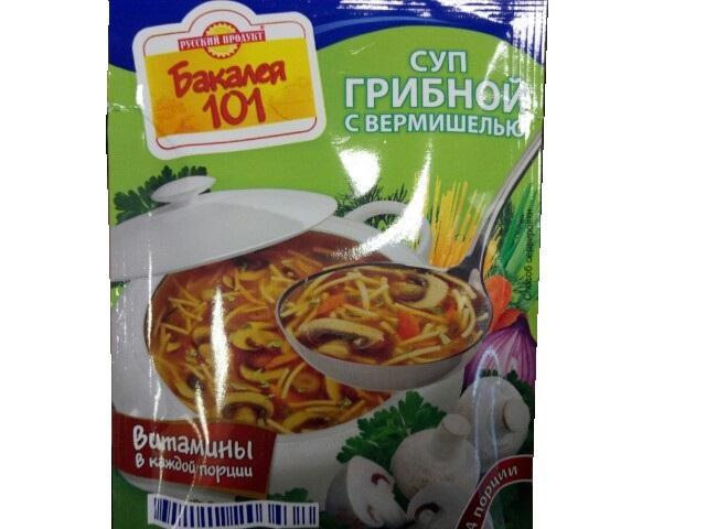 Фото - Суп 'Русский продукт' 'Бакалея 101' грибной с вермишелью